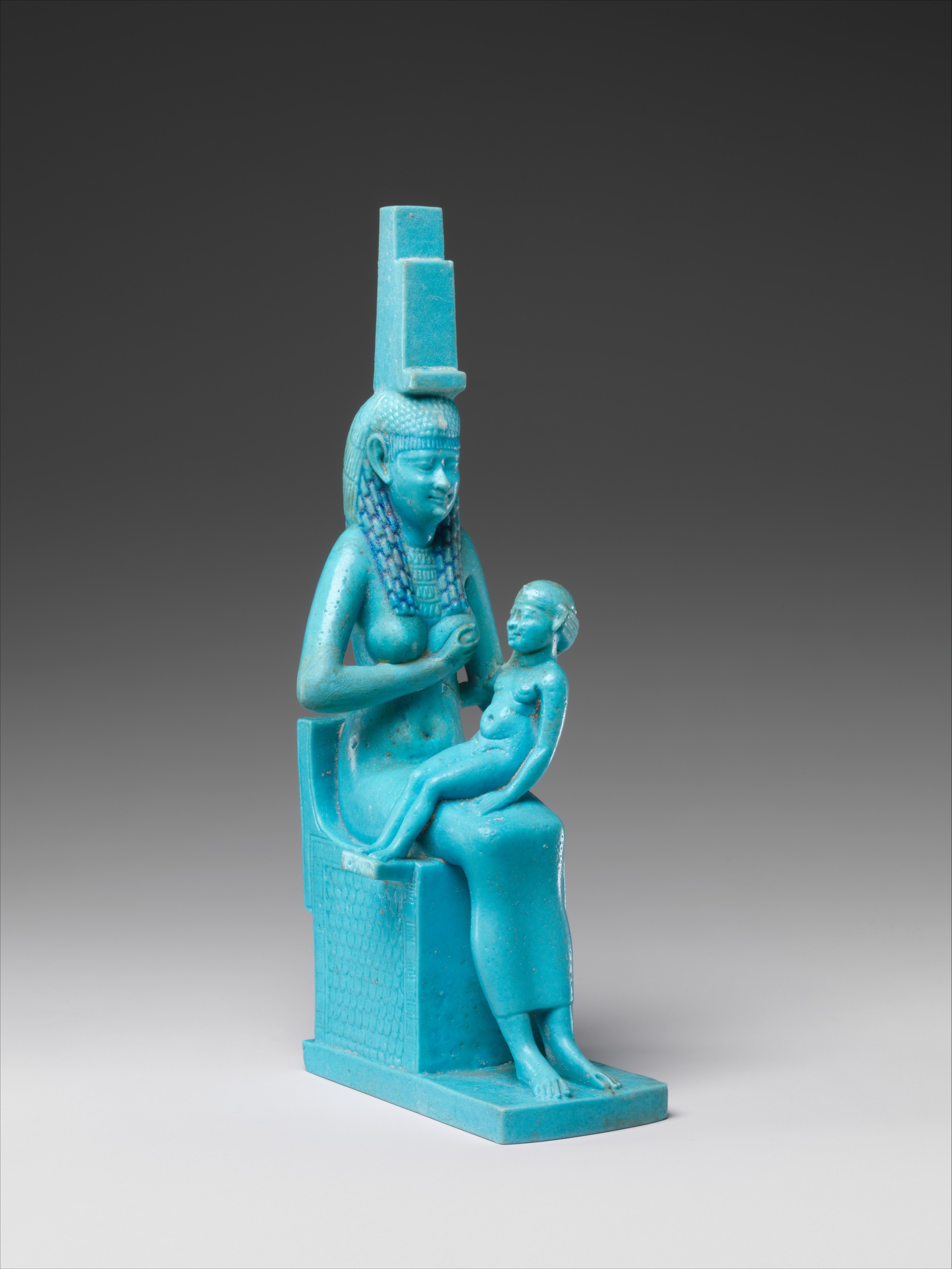 Statuette of Isis with the infant Horus