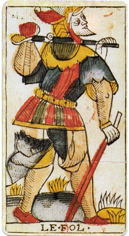 Tarot de Marseille 0 — Le Mat