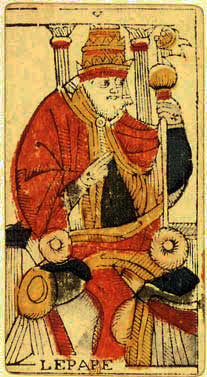 Tarot de Marseille V — Le Pape