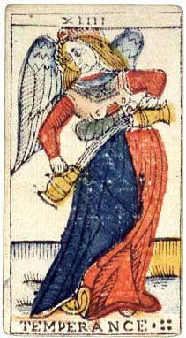 Tarot de Marseille XIV — Tempérance