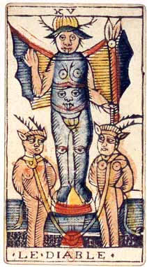 Tarot de Marseille XV — Le Diable