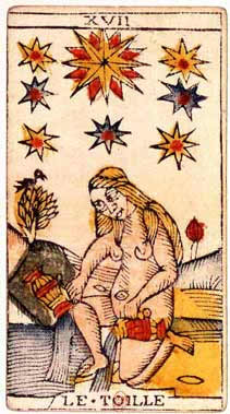 Tarot de Marseille XVII — L'Étoile