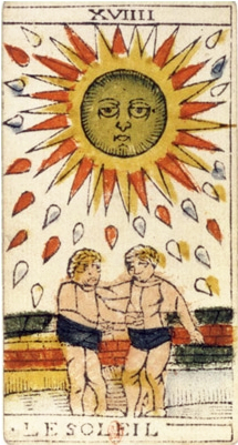 Tarot de Marseille XIX — Le Soleil