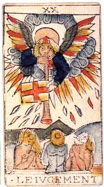 Tarot de Marseille XX — Le Jugement