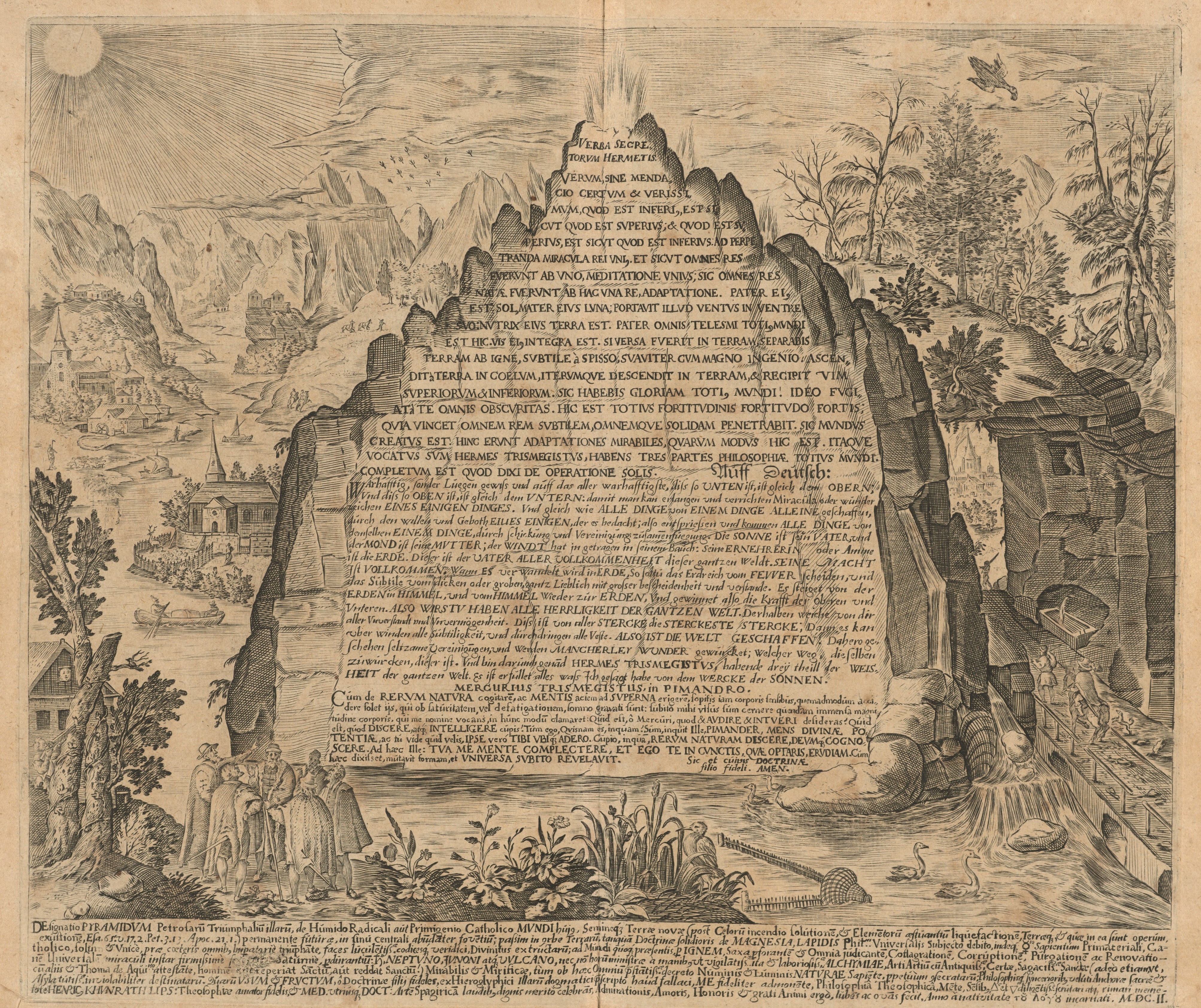 Emerald Tablet — Khunrath Amphitheatrum