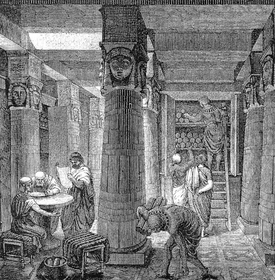 Library of Alexandria (Von Corven Illustration)