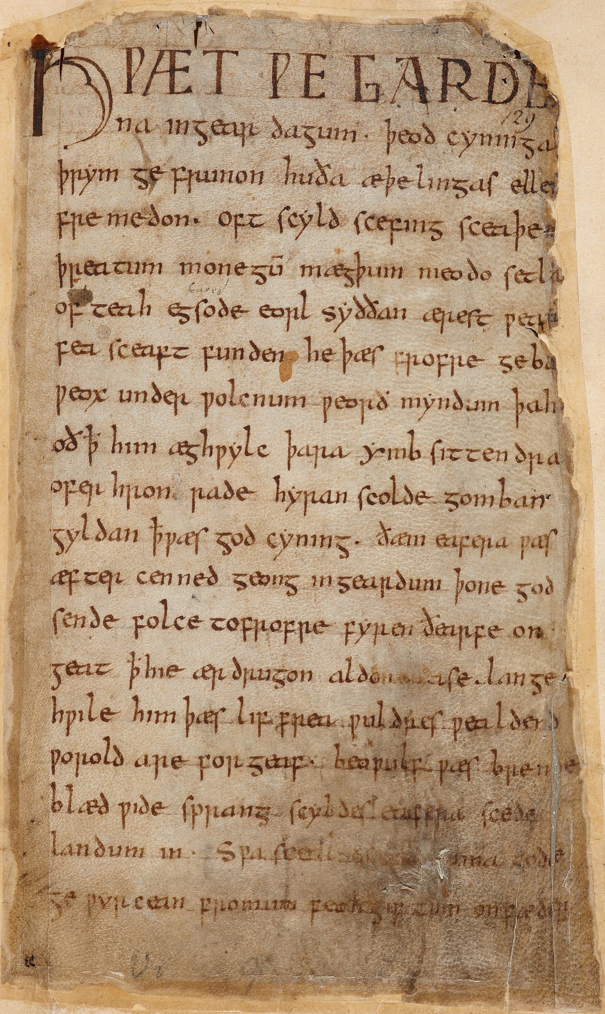 Beowulf Manuscript
