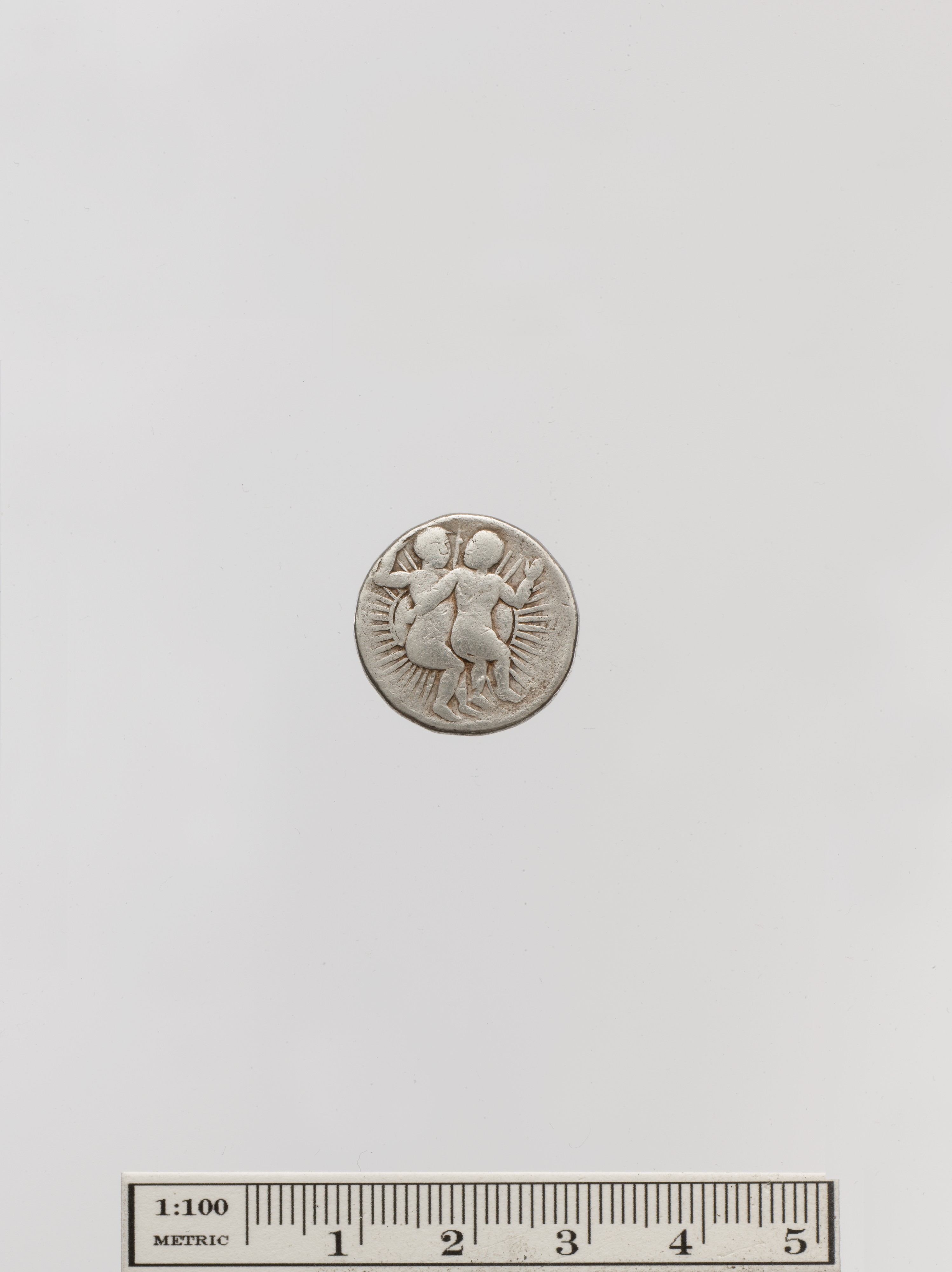 Coin with Gemini Zodiac Sign