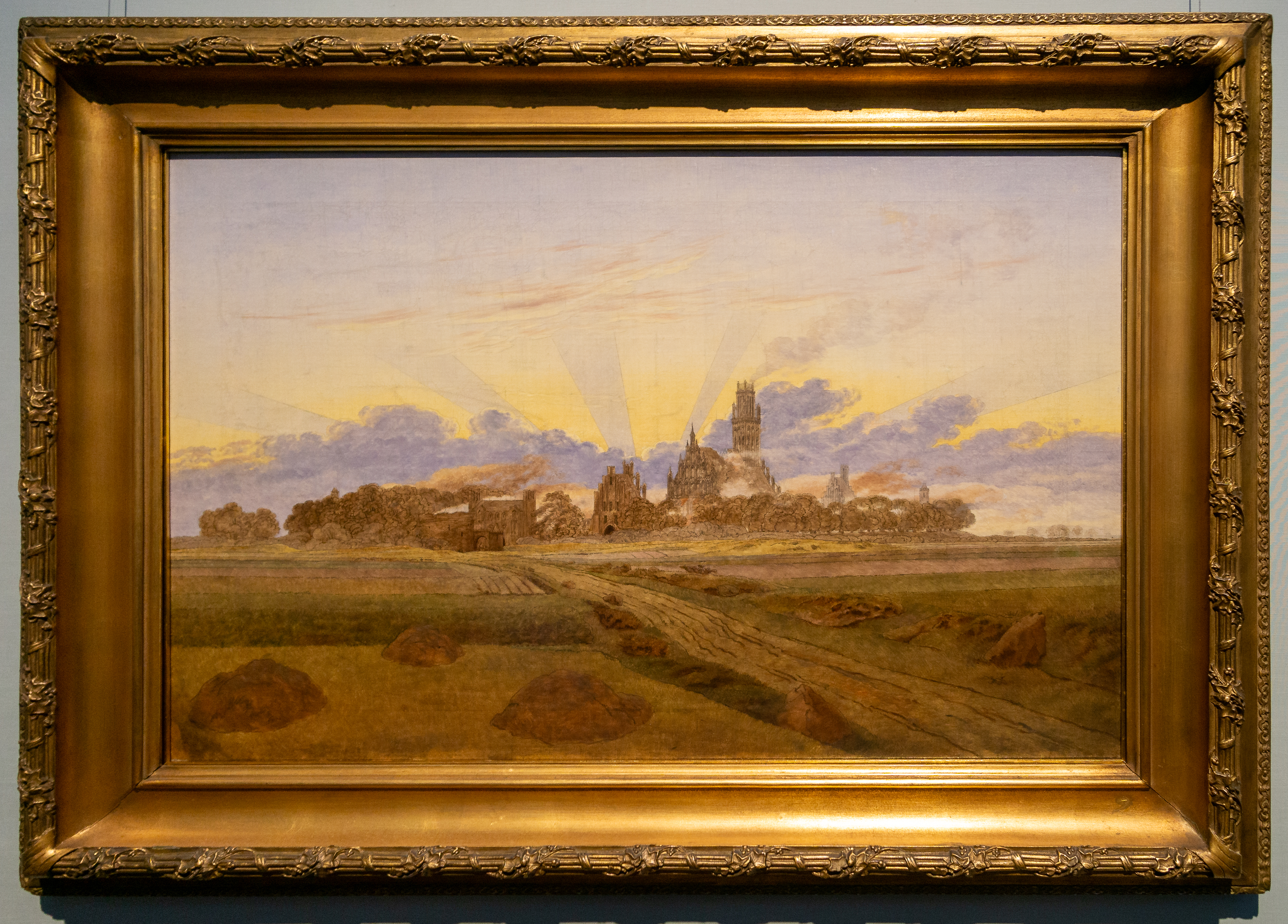 Das brennende Neubrandenburg (Caspar David Friedrich)-DSC3199.jpg