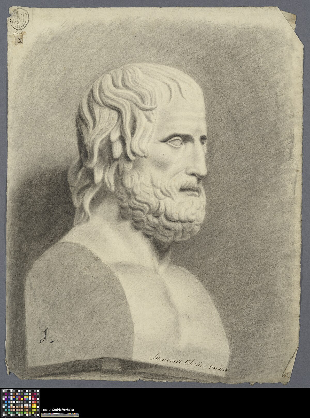 Euripides Bust