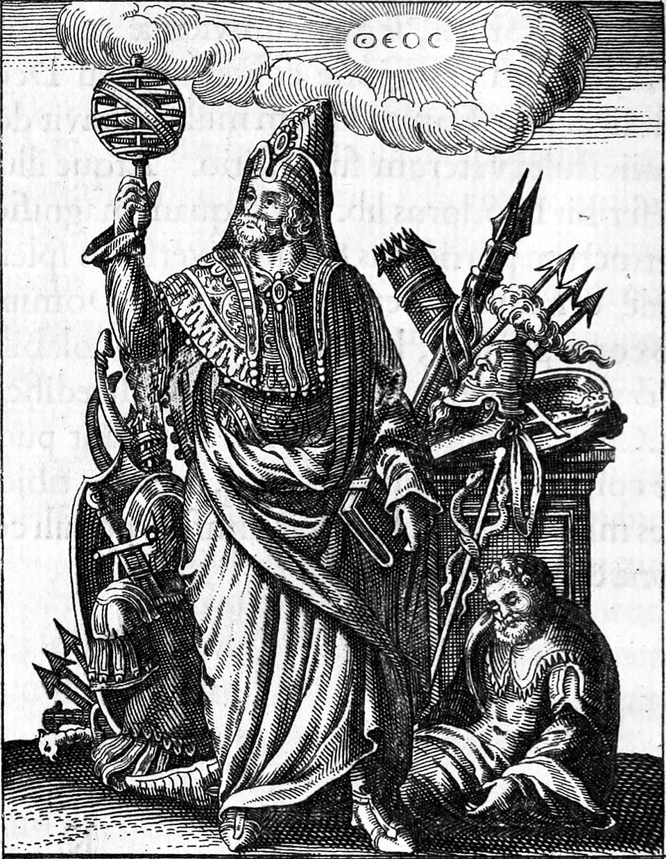 Hermes Trismegistus — Historical Engraving